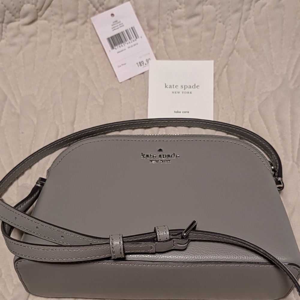 Kate Spade Light Gray Crossbody Bag